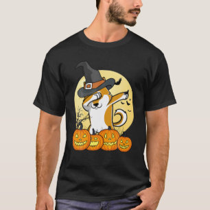 Dabbing Shiba Inu Dab Dance Funny Dog Halloween Gi T-Shirt