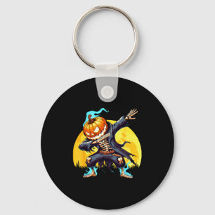 Dabbing Skeleton Headless Pumpkin Dab Dance Boys H Key Ring