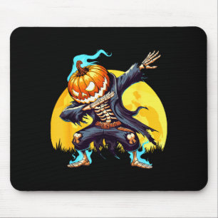 Dabbing Skeleton Headless Pumpkin Dab Dance Boys H Mouse Mat
