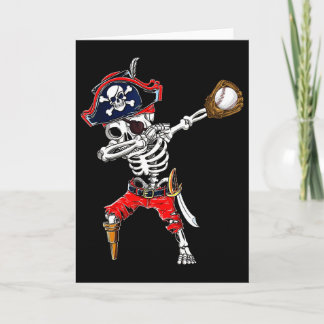 Dabbing Skeleton Pirate And Sell Ll Halloween Cost Card