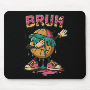 Dabbing Sketll Drip Bruh Sketll Drip Ice+cream Ck Mouse Mat