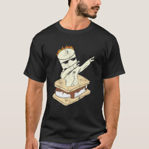 Dabbing Smore Outdoor Activity Bonfire Camper Camp T-Shirt