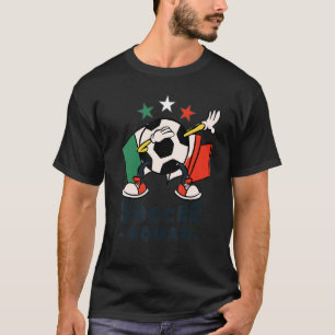 Dabbing Soccer Ball Italian Flag Soccer Squad 1 T-Shirt