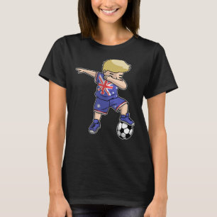 Dabbing Soccer Boy Australia Australian Boys Foot T-Shirt