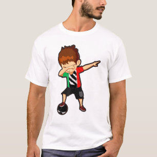 Dabbing Soccer Boy Italy Men Women Kids Italy Fan T-Shirt