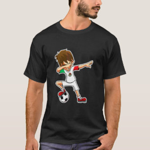 Dabbing Soccer Boy Mexico  For Mexican Football Ki T-Shirt