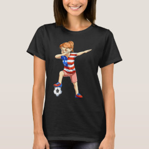 Dabbing Soccer Girl Dab Soccer Girl Dabbing Soccer T-Shirt