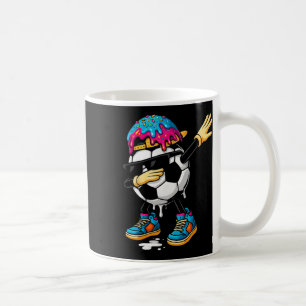 Dabbing Soccer Ice Cream Drip For Boys Funny Socce Coffee Mug
