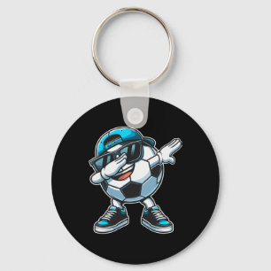 Dabbing Soccer Ll Boys Player Key Ring