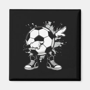 Dabbing Soccer Ll Funny Boys Men Women Sports Play Magnet