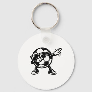 Dabbing Soccer Ll Funny Sport Player Dab Dance Foo Key Ring