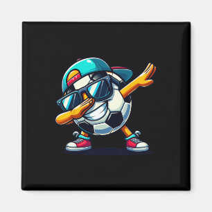 Dabbing Soccer Ll Player _2  Magnet