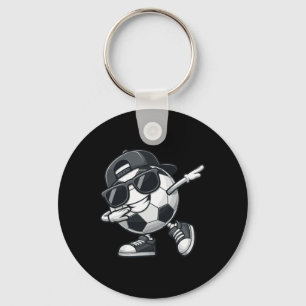 Dabbing Soccer Ll Player _3 Key Ring