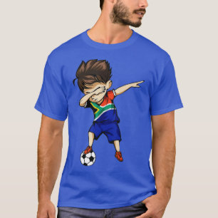 Dabbing Soccer South Africa Jersey African Footbal T-Shirt