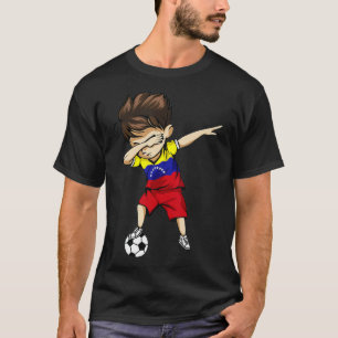 Dabbing Soccer Venezuela Jersey   Venezuelan Footb T-Shirt