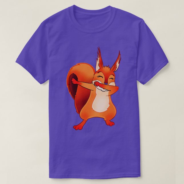 Dabbing Squirrel T-Shirt (Design Front)