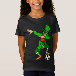 Dabbing St. Patricks Day Leprechaun Soccer T-Shirt