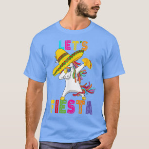 Dabbing Surprise Cute Unicorn Tee Cinco De Mayo Le