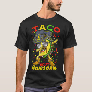 Dabbing Taco Cinco De Mayo Boys Men Meican Food So T-Shirt