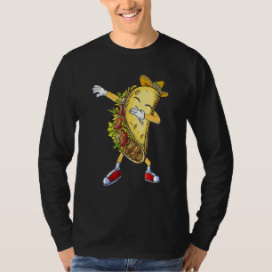 Dabbing Taco Cinco De Mayo Boys Men Mexican Food D T-Shirt
