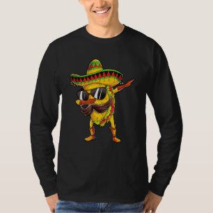 Dabbing Taco Cinco De Mayo Boys Men Mexican Food S T-Shirt