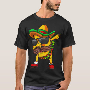 Dabbing Taco Cinco De Mayo Boys Men Mexican Food S T-Shirt