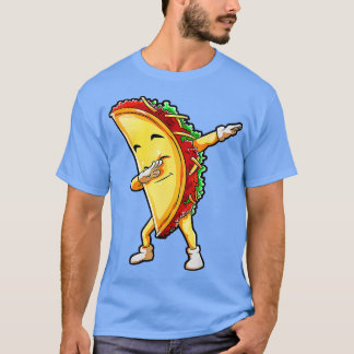 Dabbing Taco Cinco de Mayo Funny Boys Men Mexican  T-Shirt