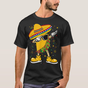 Dabbing Taco Cinco De Mayo Funny Boys Men Mexican T-Shirt