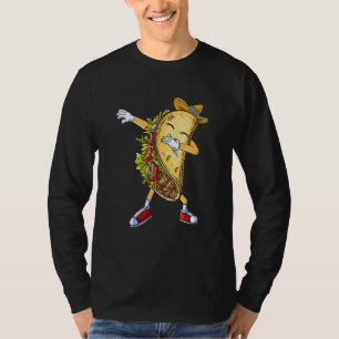 Dabbing Taco Cinco De Mayo Funny Boys Men Mexican T-Shirt
