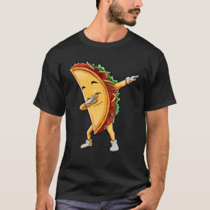 Dabbing Taco Cinco De Mayo Funny Kids Boys Mexican T-Shirt