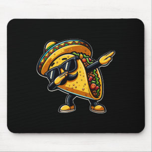 Dabbing Taco Cinco De Mayo Funny Mexican Fathers D Mouse Mat