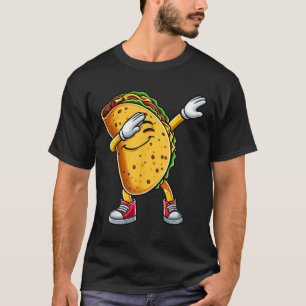 Dabbing Taco Cinco De Mayo Funny Mexican Food Boys T-Shirt