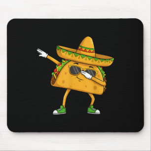 Dabbing Taco Cinco De Mayo Funny Mexican Food Dab Mouse Mat