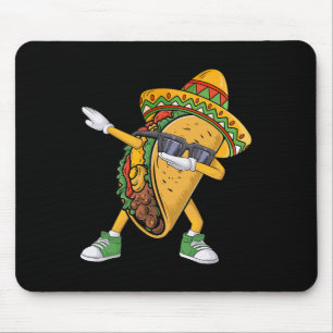 Dabbing Taco Cinco De Mayo Funny Mexican Food Dab Mouse Mat