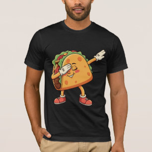 Dabbing Taco Cinco de Mayo Funny Mexican Food Dab T-Shirt