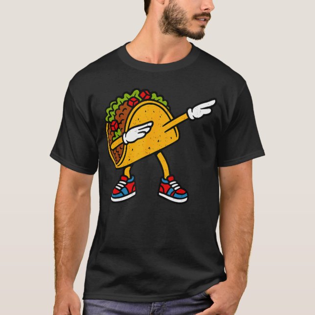 Dabbing Taco Cinco de Mayo Mexican Food Lover Dab  T-Shirt (Front)