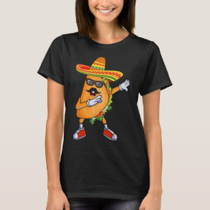 Dabbing Taco Funny Cinco De Mayo Mexican Party T-Shirt