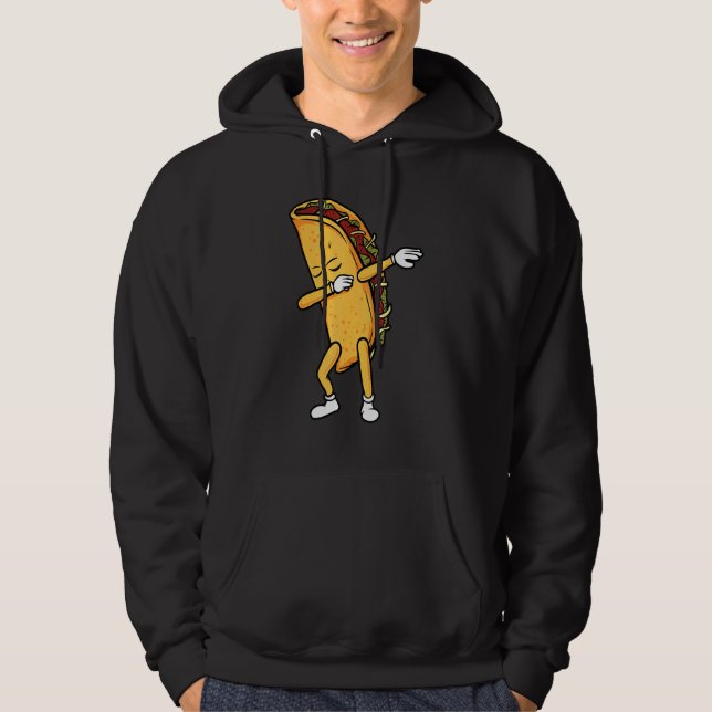 Dabbing Taco Mexican Food Cinco 5 De Mayo Hoodie (Front)