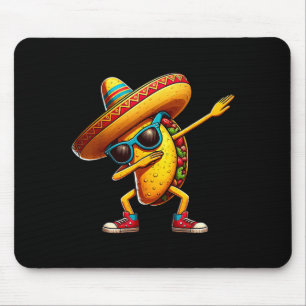 Dabbing Tacos Bruh Cinco De Mayo Fiesta Mexican Bo Mouse Mat