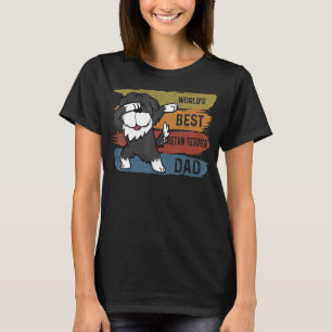 Dabbing Tibetan Terrier Dad Dab For Kids Men T-Shirt