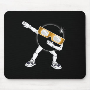 Dabbing Total Solar Eclipse 2024 Totality Dab Boys Mouse Mat
