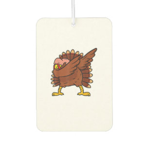 Dabbing Turkey Thanksgiving Day Pilgrim Boys Girls Car Air Freshener