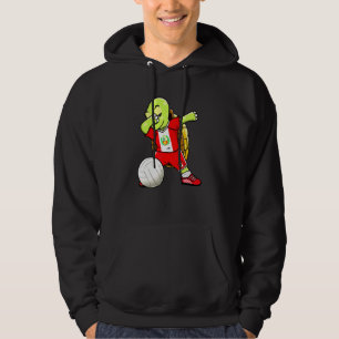 Dabbing Turtle Peru Volleyball Fans Jersey Peruvia Hoodie