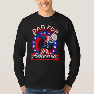Dabbing Uncle Sam 4th Of July Men Women Dab For Am T-Shirt