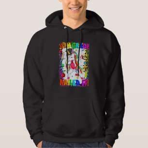 Dabbing Unicorn 4th Grade Nailed It Back To School Hoodie