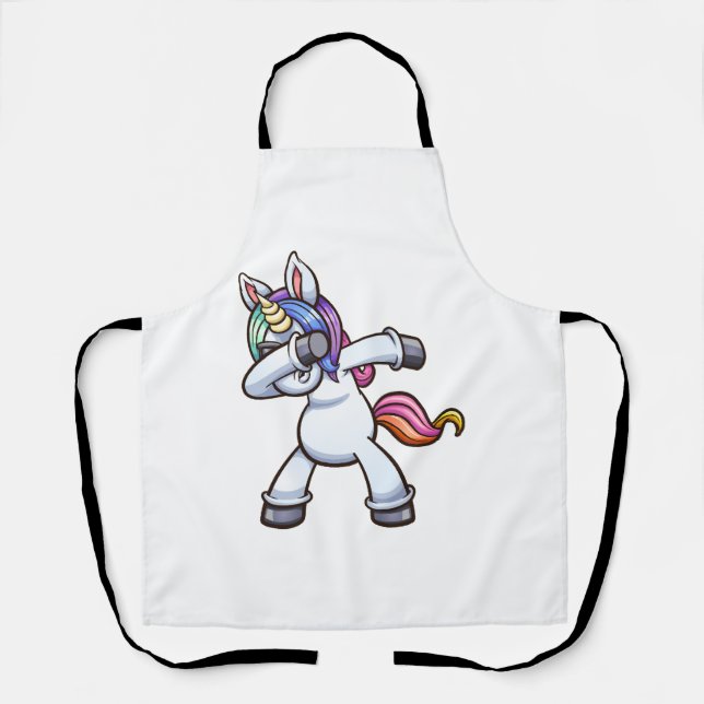 Dabbing unicorn                                    apron (Front)