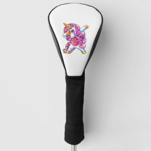 Dabbing Unicorn Birthday Shirt Girls Cute Unicorn Golf Head Cover
