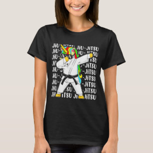 Dabbing Unicorn Brazillian Jiu Jitsu Girls BJJ MMA T-Shirt
