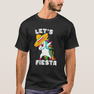 Dabbing Unicorn Cinco De Mayo Funny Cinco De Mayo T-Shirt