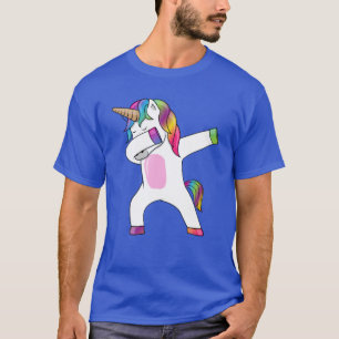 Dabbing Unicorn - Dab Dance Rainbow Unicorn T-Shirt